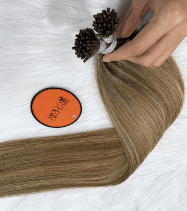 straight i tip hair extensions mm color 1 1